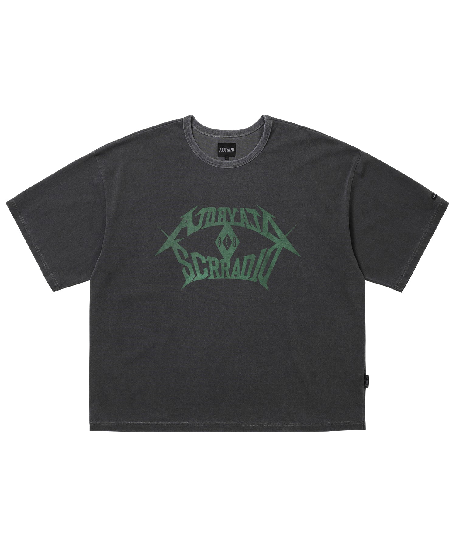 【AJO AJOBYAJO】24SS★ Total Logo Embroidered T-Shirt AJOBYAJO】Total Logo Nylon T-Shirt | OUR BRAND,AJOBYAJO