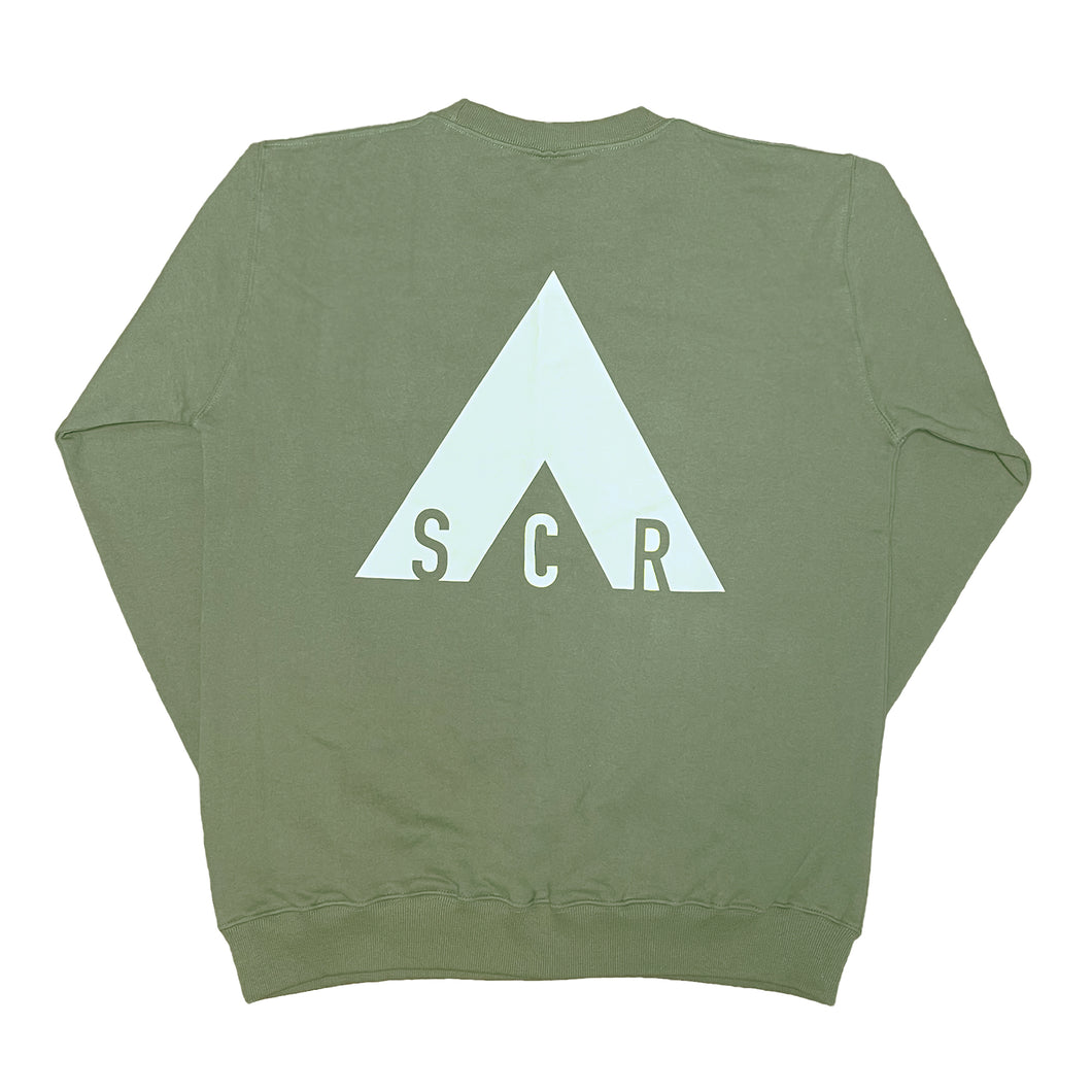 SCR Basic Logo Sweatshirts - Glow in the dark